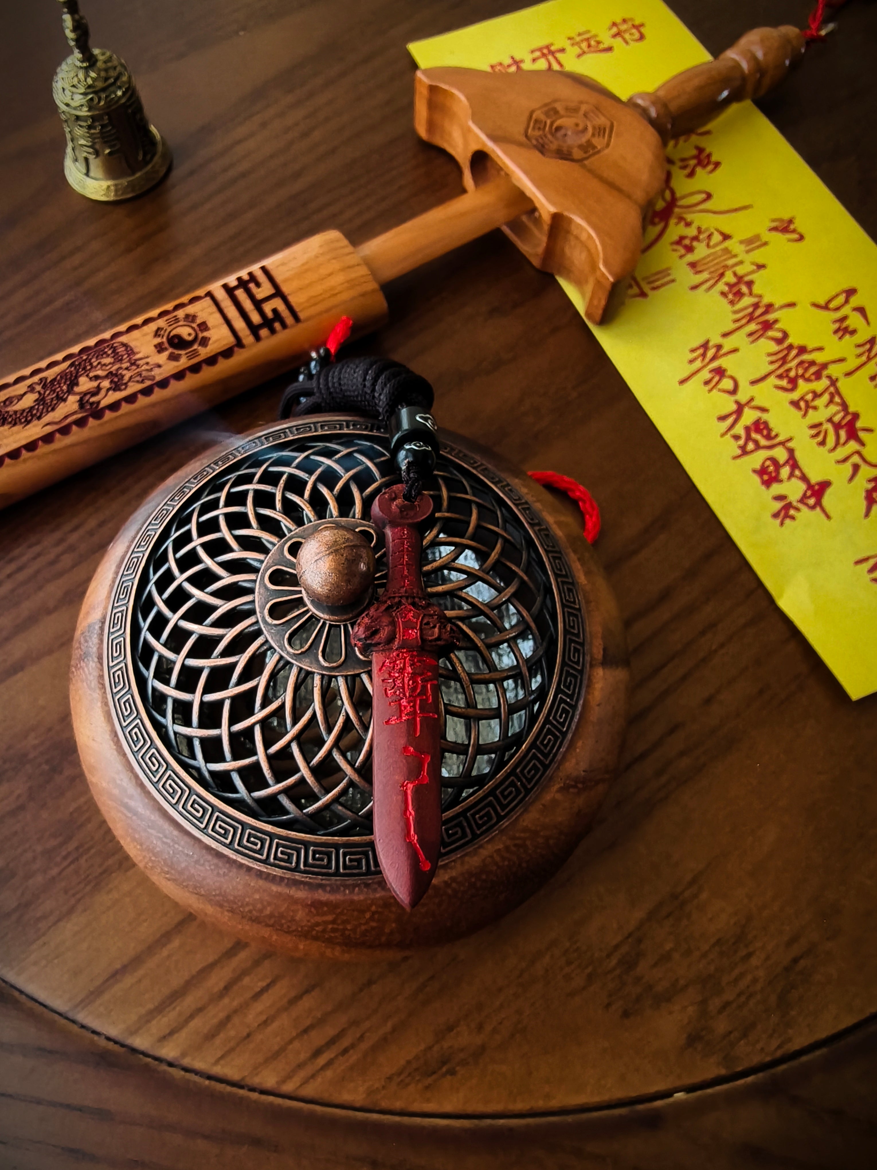 Handcrafted Taoist Cord-Cutting Sword Charm